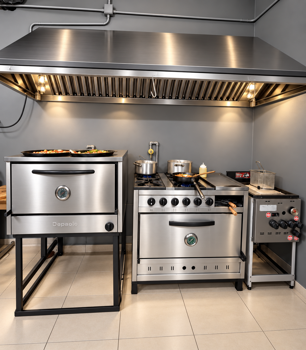 Cocina profesional impecable de BERLINO